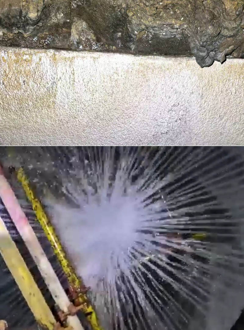 水分部清洗对比